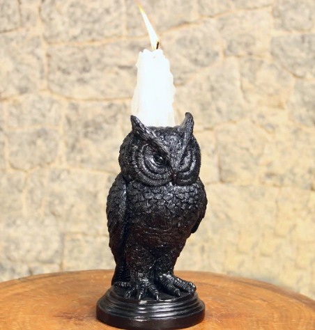Shadowcrest Owl Candle Holder