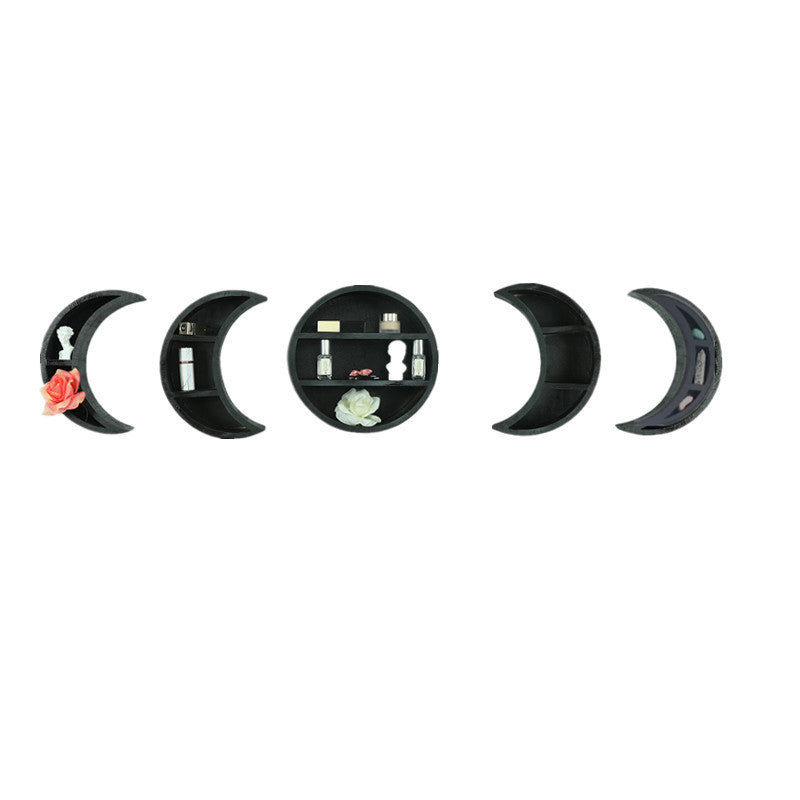 The Waning Veil moon phase wall hanging detail view