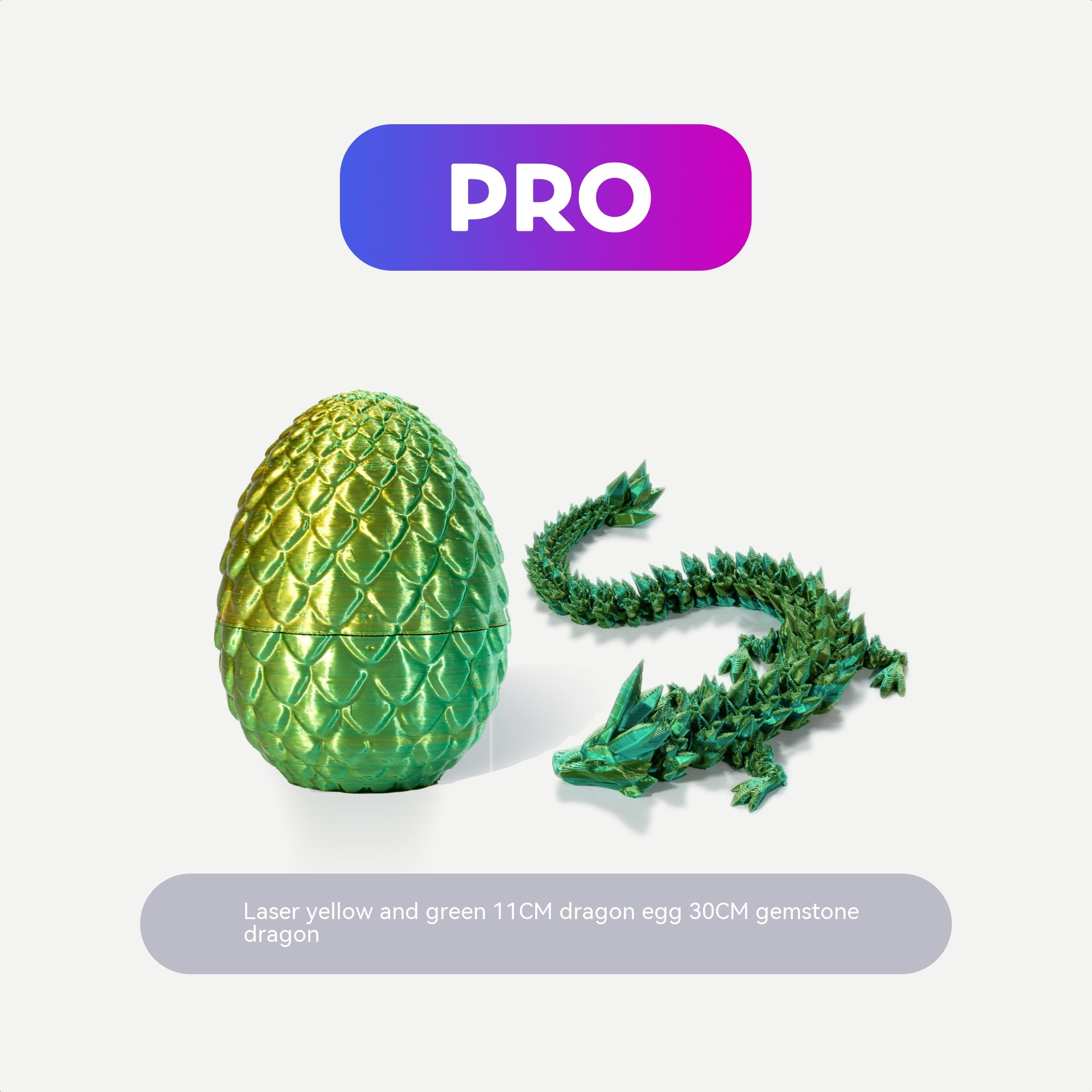 Nightshade Dragon Egg — Collectible Crystal Resin Dragon Egg (Glow-in-the-Dark Options)