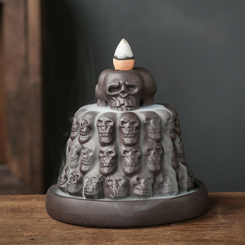 Ceramic skull backflow burner size reference