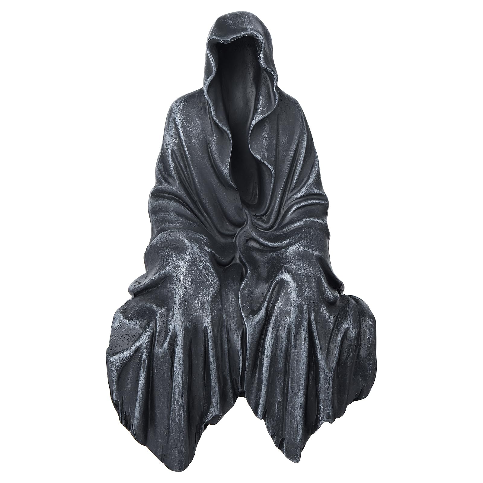The Hollow Warden — Hooded Wraith Statue