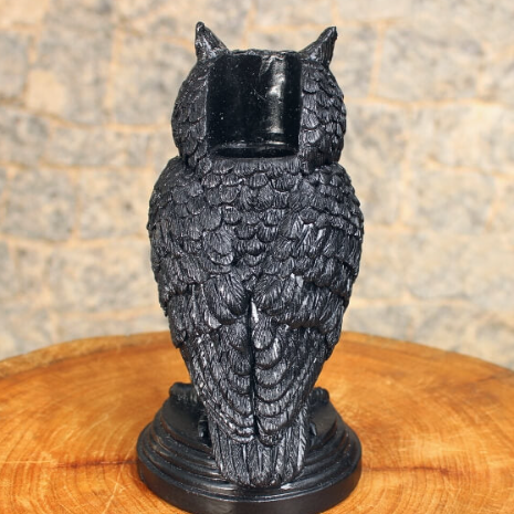 Shadowcrest Owl Candle Holder