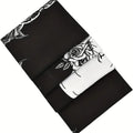 Mortwynn Skull Rose Tapestry — Gothic Peach Skin Wall Hanging