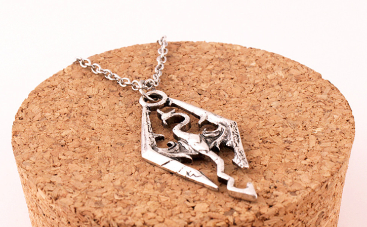 Drakenveil Dragon Pendant — Winged Sigil Necklace