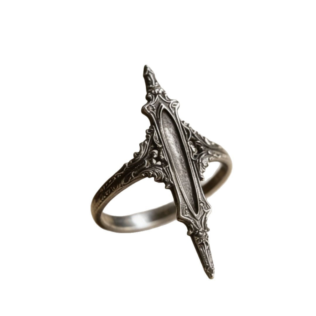 Product-only view of the thorn ring on white background