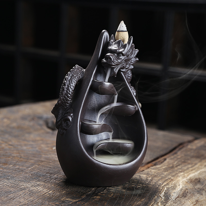 Vexmoor Incense Tower — Dragon Backflow Burner